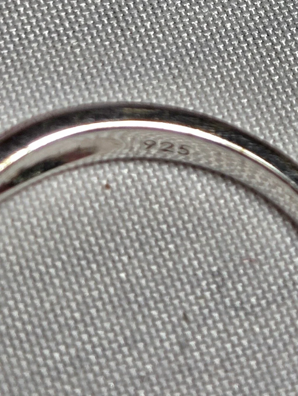 Sterling Silver Square Halo Diamond Accent Ring in Silver Size 7
